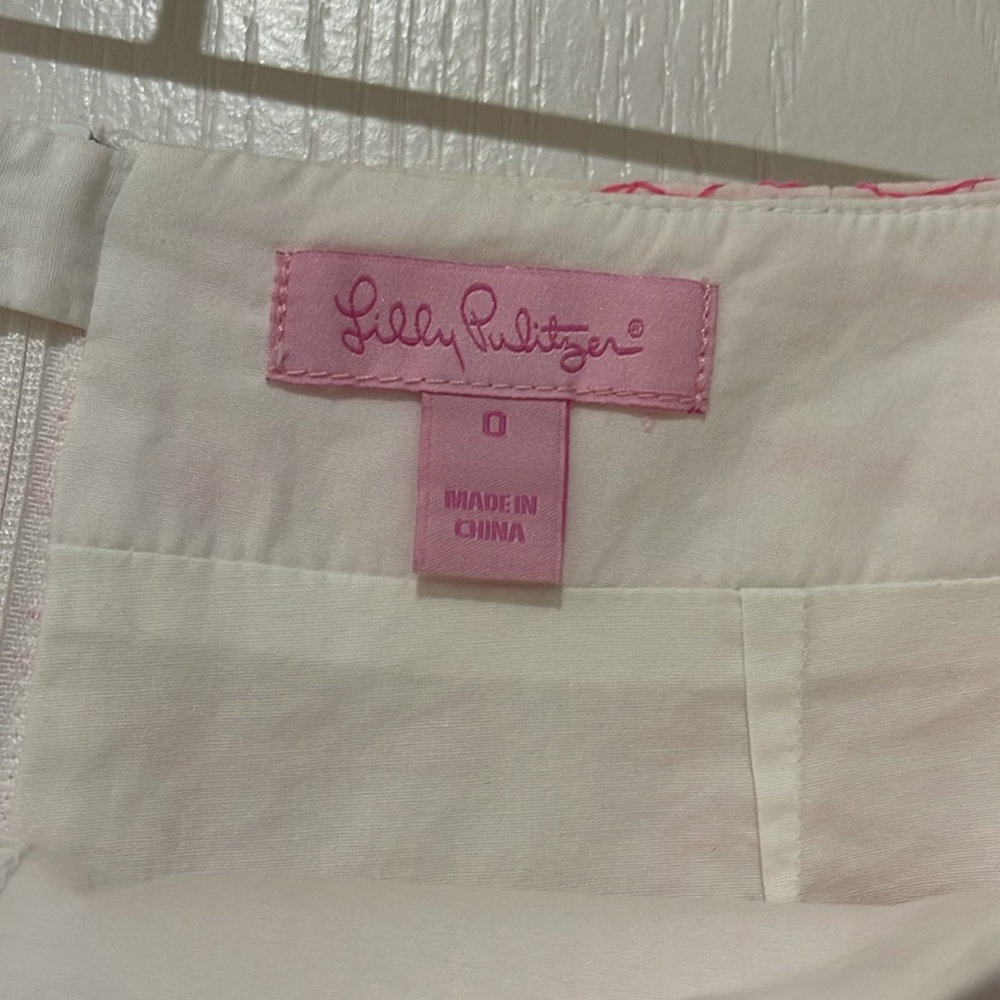 Lilly Pulitzer Alligator skort size 0 EUC - Picture 3 of 3